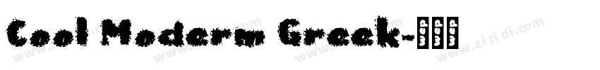 Cool Moderm Greek字体转换